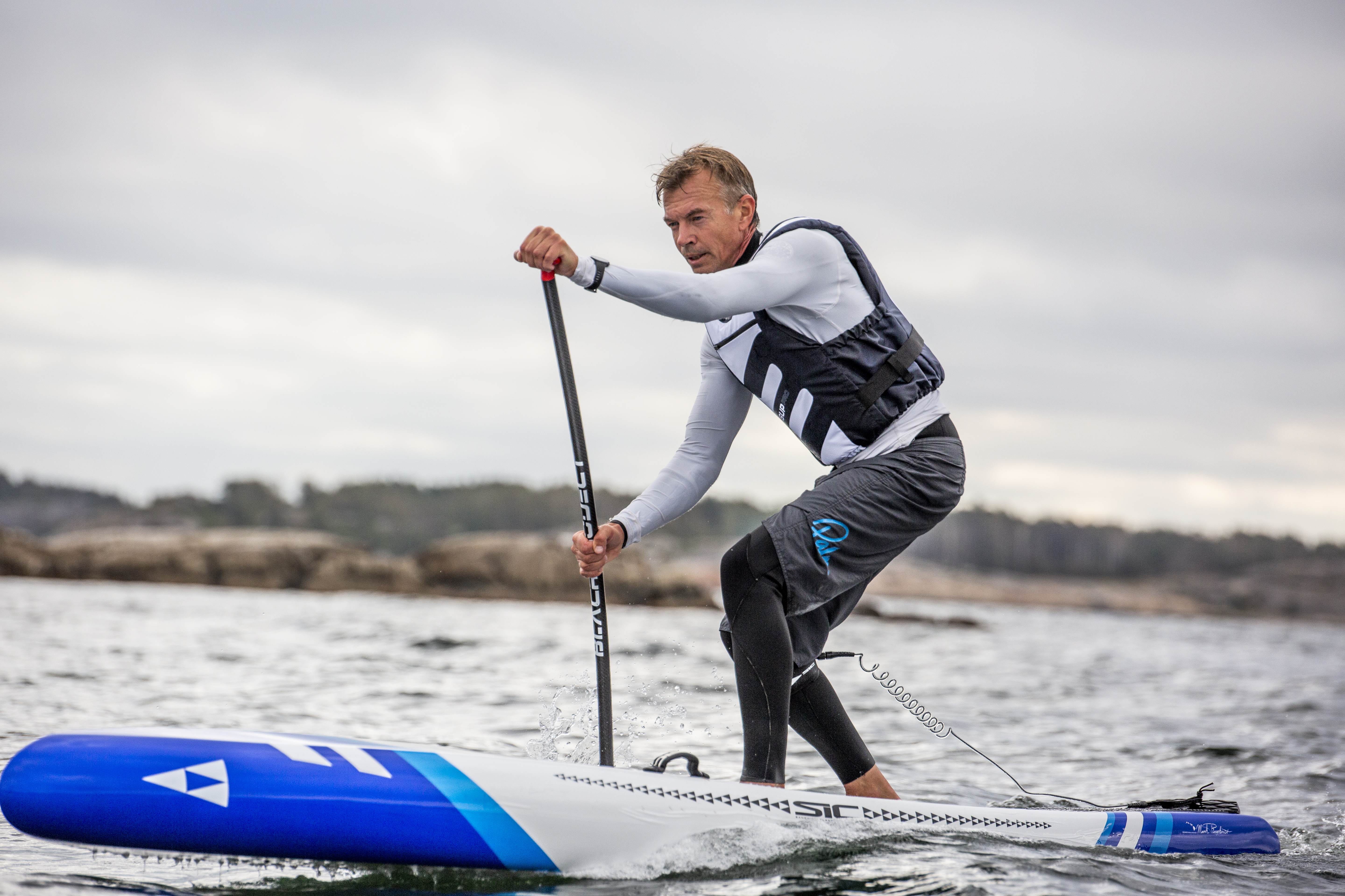 baltic SUP Pro 50N giubbotto di salvataggio bianco/azzurro 6